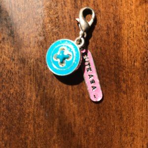 Cute-as-a-Button Charm (NWOT)